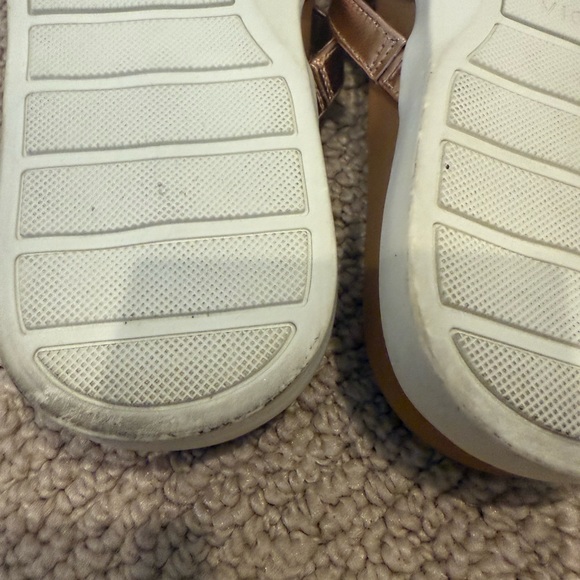 VIONIC Daisy Metallic Sandal Slides in Rose Gold‎ Leather size 6.5 - Picture 5 of 9